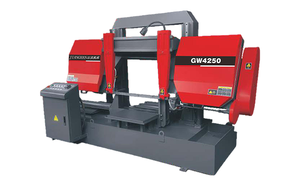 罗城GW4250双柱龙门卧式带锯床